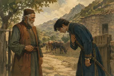 უფლისწული სოფელში მენახირეს ბოდიშს უხდის.